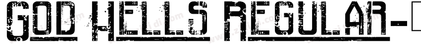 God Hells Regular字体转换